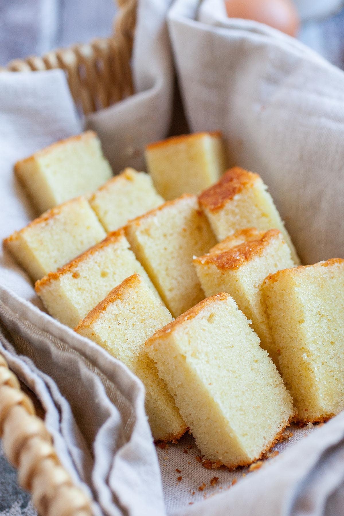 The best butter cake recipe from scratch, made with butter, eggs, flour, milk and sugar.