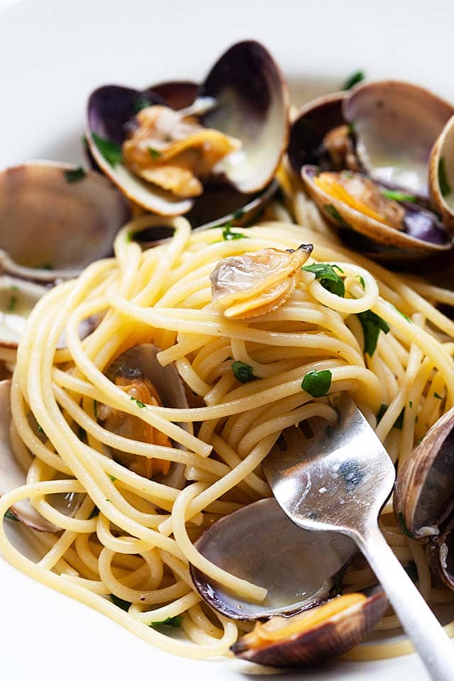 Authentic and the best spaghetti alle vongole.